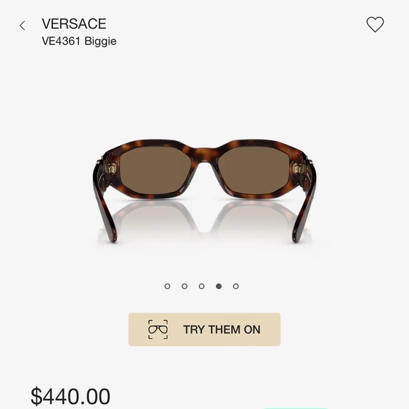 Versace sunglasses & case - Picture 5 of 13